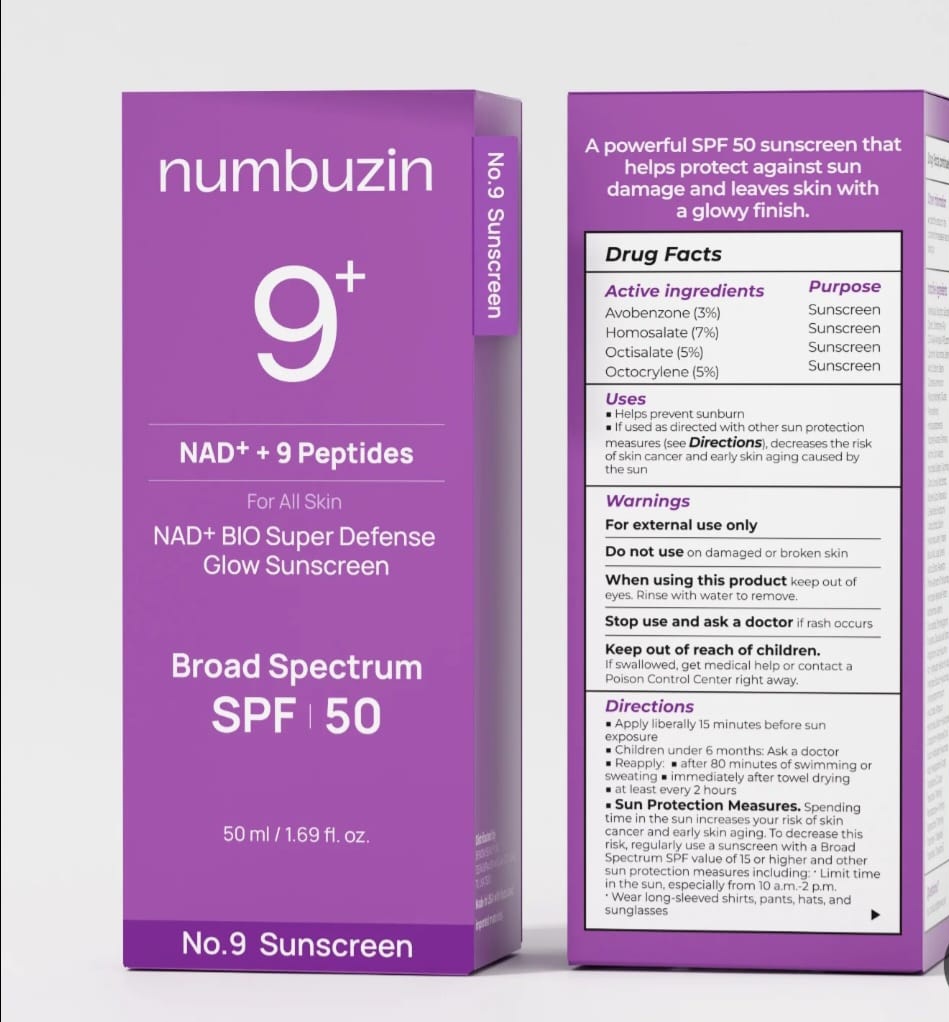 ضدافتاب سوپردیفنس نامبوزین spf50+,PA++++